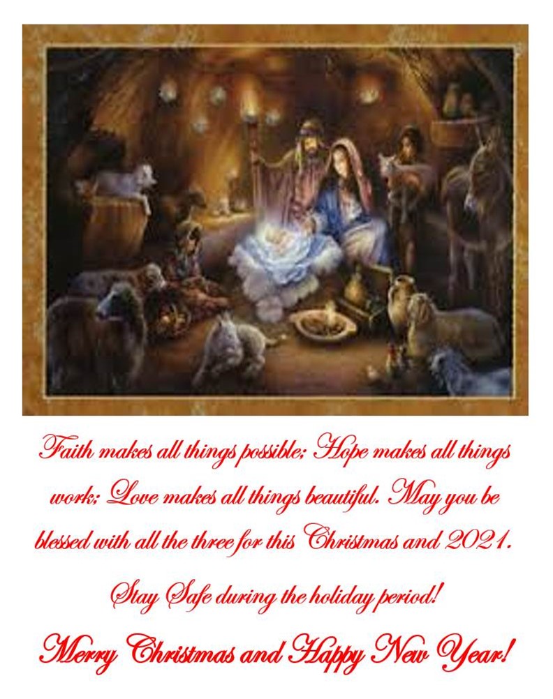 The NATIVITY of the LORD (CHRISTMAS)-25 December 2020